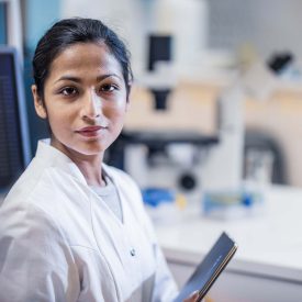 Scientist working in a lab