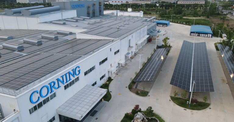 Corning’s Pharmaceutical Glass Plant Shines with Solar Energy