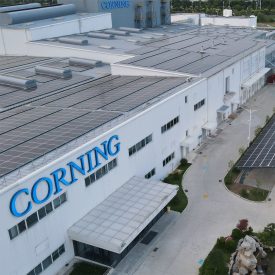 Corning’s pharmaceutical glass tubing facility in Bengbu, China