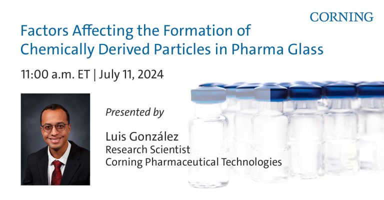 Factors Affecting the Formation of Chemically Derived Particles in Pharma Glass