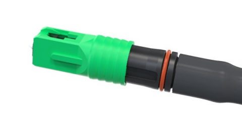 SC APC Adapter für Evolv® Dropkabel mit Pushlok™ Technologie