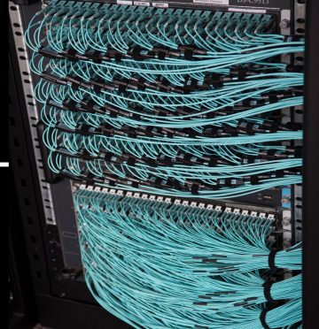 Fiber, cable and patch cord management inside rack frames