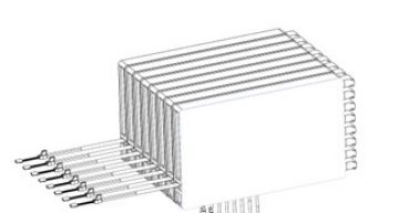 Example of fiber sub assembly concept: the fibers are supplied as “known good fiber” pre-routed in cassettes that reduce handling